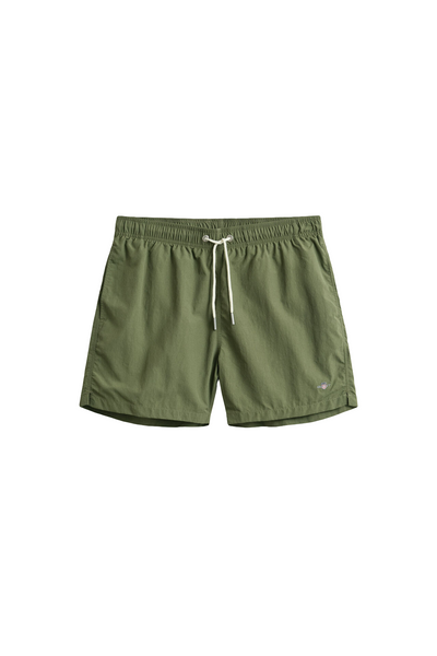 GANT 920026000-379 Shield Logo Swim Short DRY HERB GREEN