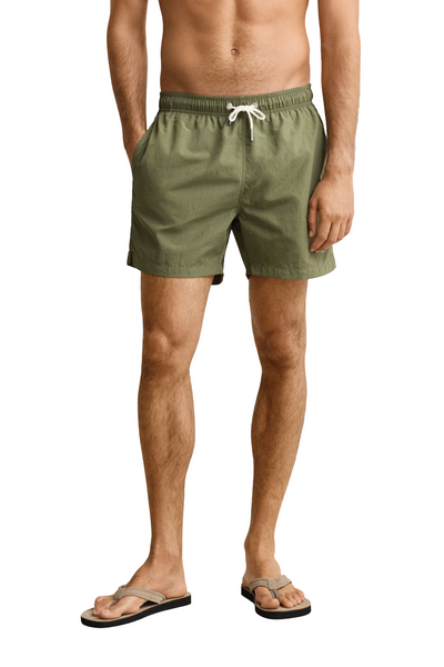 GANT 920026000-379 Shield Logo Swim Short DRY HERB GREEN