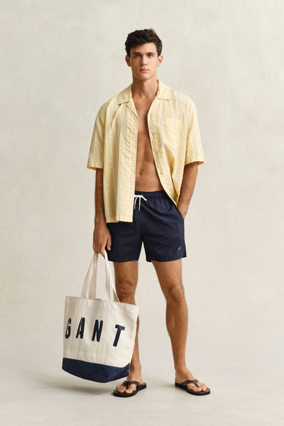 GANT 920026000-410 Shield Logo Swim Short MARINE BLUE