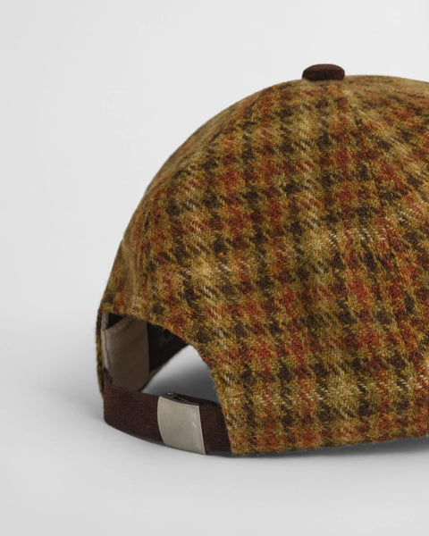 GANT 9901291-249 Checked Wool Cap PEANUT BUTTER BROWN