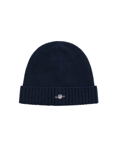 GANT 9910023-410 Berretto in Lana Shield BLU NAVY