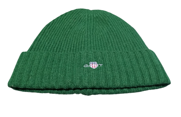 GANT 991023-342 Wool Lined Flag Beanie STRONG GREEN