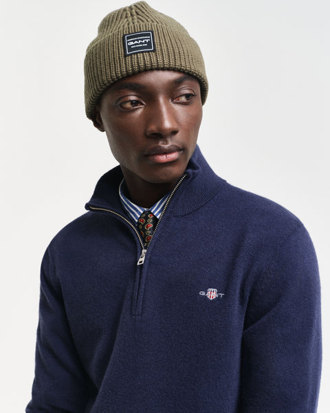 GANT 9911033-301 Cotton Ribbed Cap JUNIPER GREEN