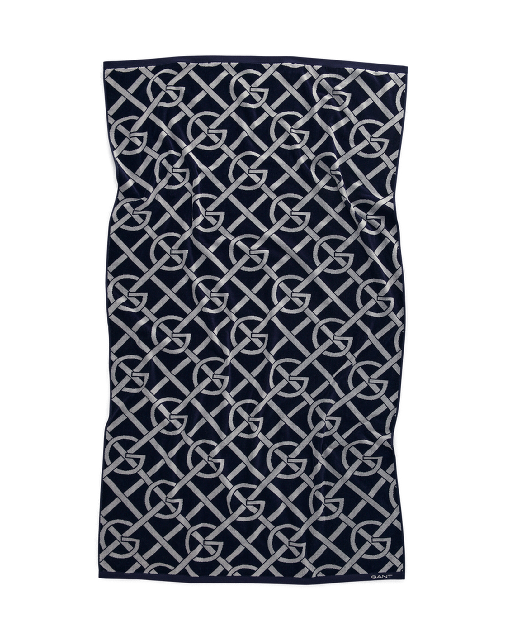 GANT G-Pattern Beach Towel EVENING BLUE