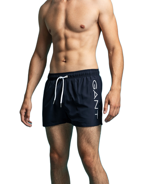 GANT Lightweight Logo Swim Shorts MARINE BLUE