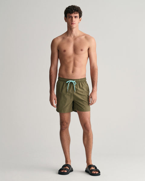 GANT The classic Logo Swim Short JUNIPER GREEN