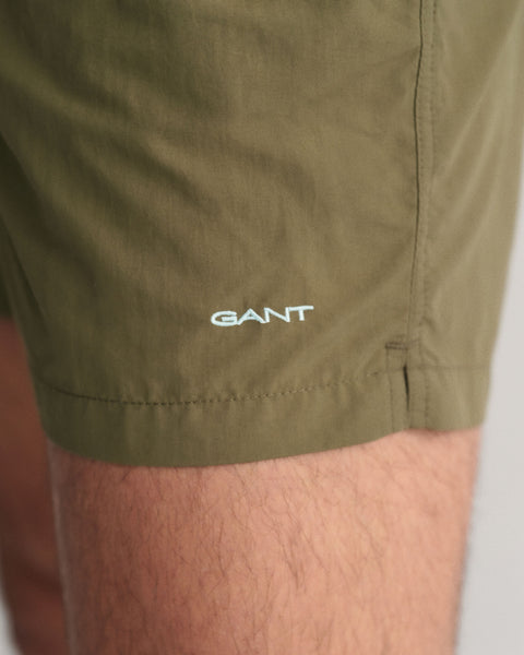 GANT The classic Logo Swim Short JUNIPER GREEN