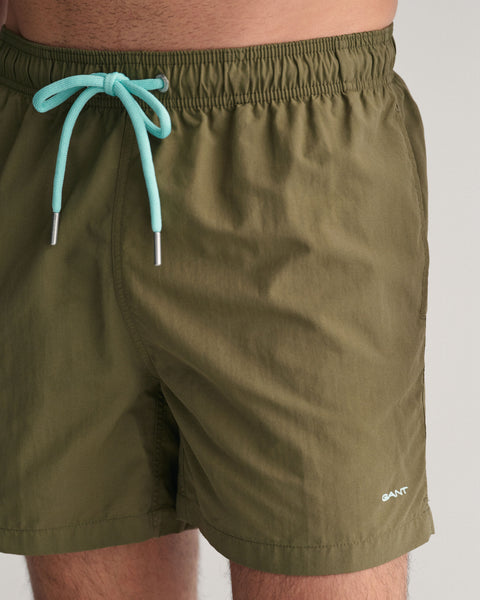 GANT The classic Logo Swim Short JUNIPER GREEN