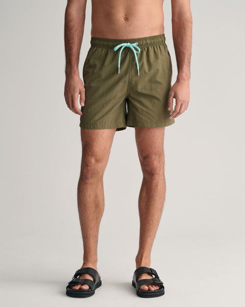 GANT The classic Logo Swim Short JUNIPER GREEN