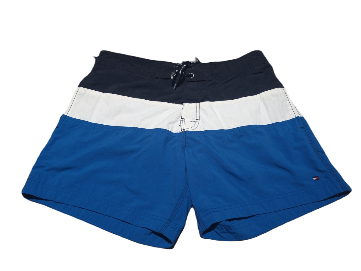 TOMMY HILFIGER 87810910-422 Keith Pieces Varsity Swim Short Ocean Blue