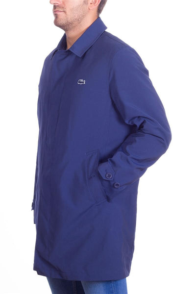 LACOSTE BH9808-P3M Waterproof Padded Trech MARINE BLUE