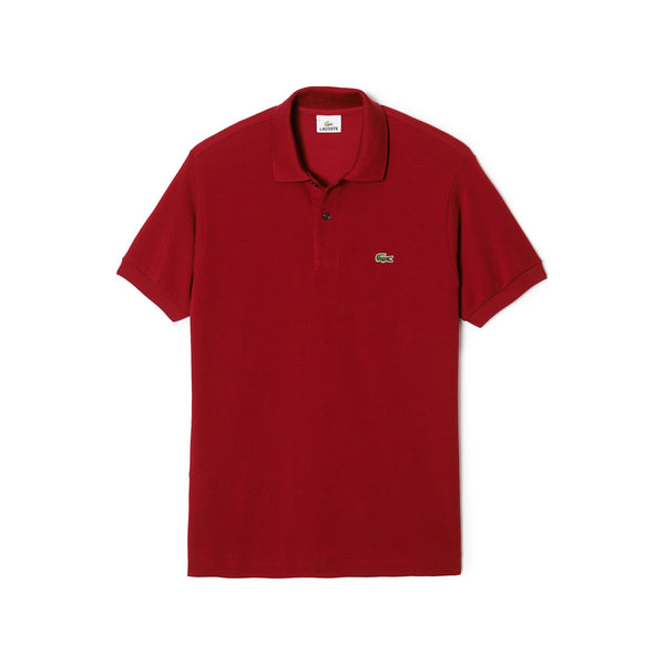 Lacoste L1212-001 Polo Pique' Uomo manica corta BORDEAUX