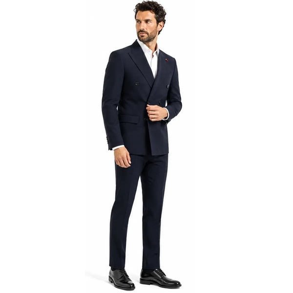 Mulish AB7217 House Abito Uomo Doppio Petto BLU
