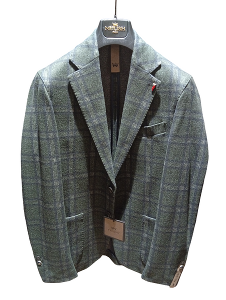 Mulish GKS702Q Endrix Giacca Uomo Quadri VERDE SCURO