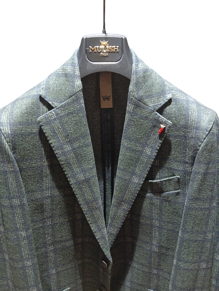 Mulish GKS702Q Endrix Giacca Uomo Quadri VERDE SCURO