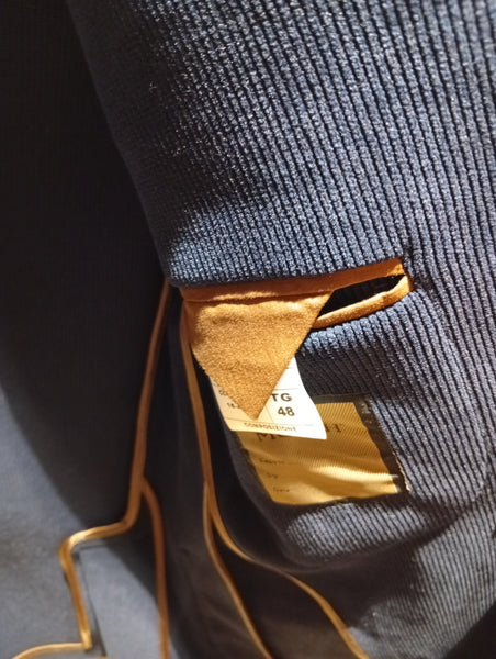 Mulish GKS717 Giacca Blazer BLU in Velluto Doppio Petto