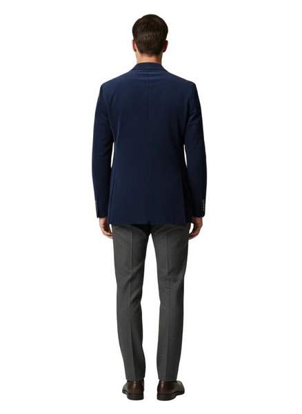 Mulish GKS717 Giacca Blazer BLU in Velluto Doppio Petto