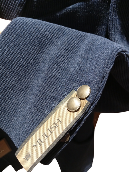 Mulish GKS717 Giacca Blazer BLU in Velluto Doppio Petto