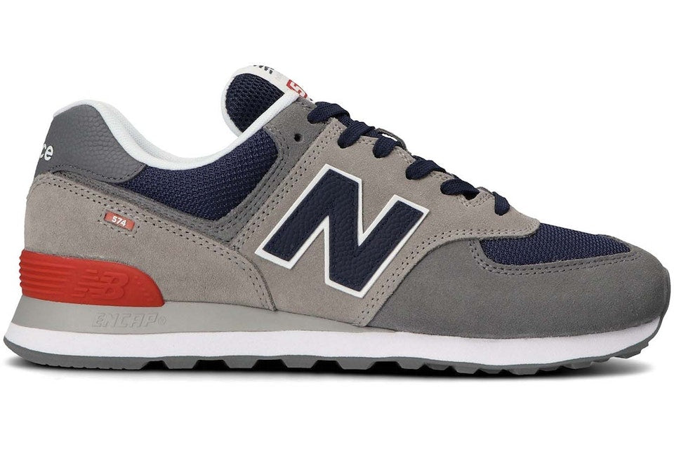 NEW BALANCE ML574EAD Scarpe Sneakers Uomo NAVY Grey Red