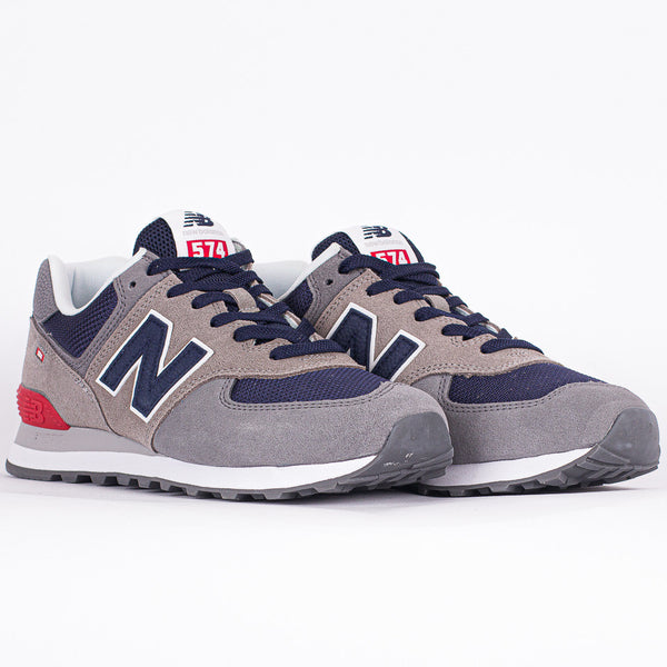 NEW BALANCE ML574EAD Scarpe Sneakers Uomo NAVY Grey Red