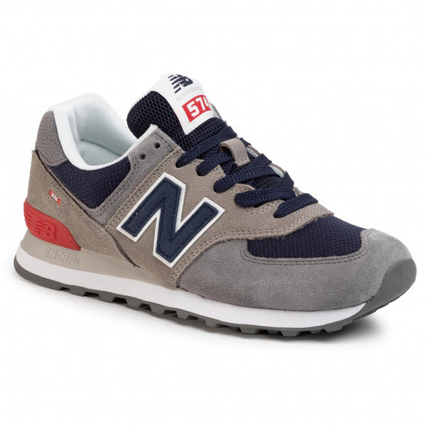 NEW BALANCE ML574EAD Scarpe Sneakers Uomo NAVY Grey Red