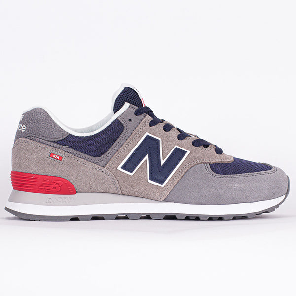 NEW BALANCE ML574EAD Scarpe Sneakers Uomo NAVY Grey Red