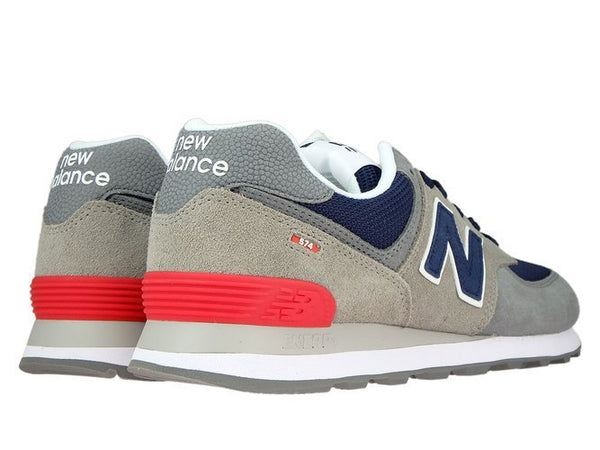 NEW BALANCE ML574EAD Scarpe Sneakers Uomo NAVY Grey Red