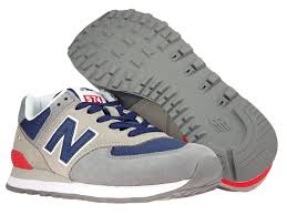 NEW BALANCE ML574EAD Scarpe Sneakers Uomo NAVY Grey Red