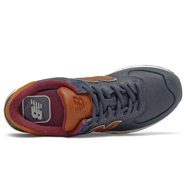 NEW BALANCE ML574OMC Sneakers Uomo Leather BLU NAVY