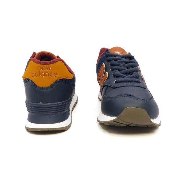 NEW BALANCE ML574OMC Sneakers Uomo Leather BLU NAVY