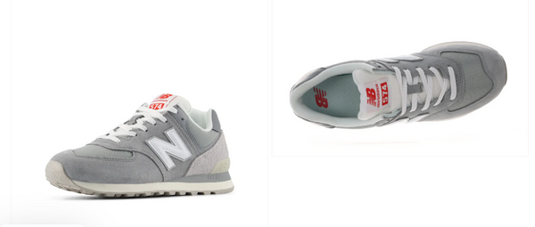 NEW BALANCE U574BKR Sneakers Uomo SLATE GREY