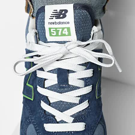 New Balance U574QBL Sneakers Uomo NAVY BLUE GREEN