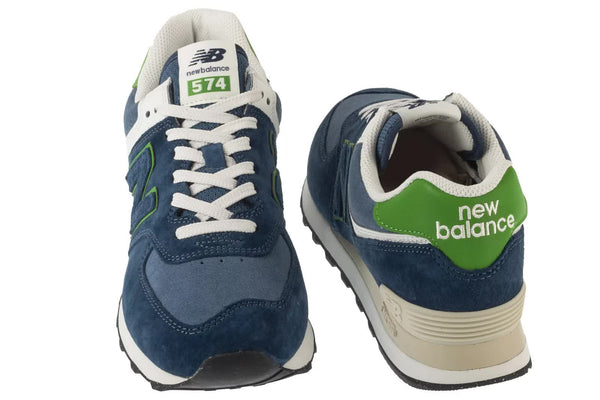 New Balance U574QBL Sneakers Uomo NAVY BLUE GREEN