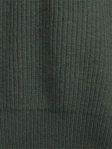 PAUL &amp; SHARK 13311314-136 Badge Pullover Crewneck in Re-Wool English Rib SAGE GREEN