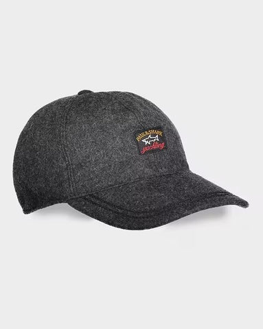 PAUL &amp; SHARK COP7162-209 Wool Baseball Cap DARK GREY