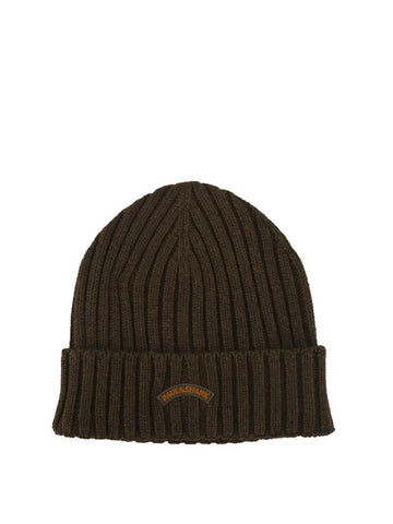 Paul &amp; Shark 14317150-036 Water Repellent English Rib Hat OLIVE GREEN