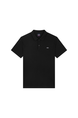 Paul &amp; Shark COP1013-011 Cotton Pique' Polo SS BLACK