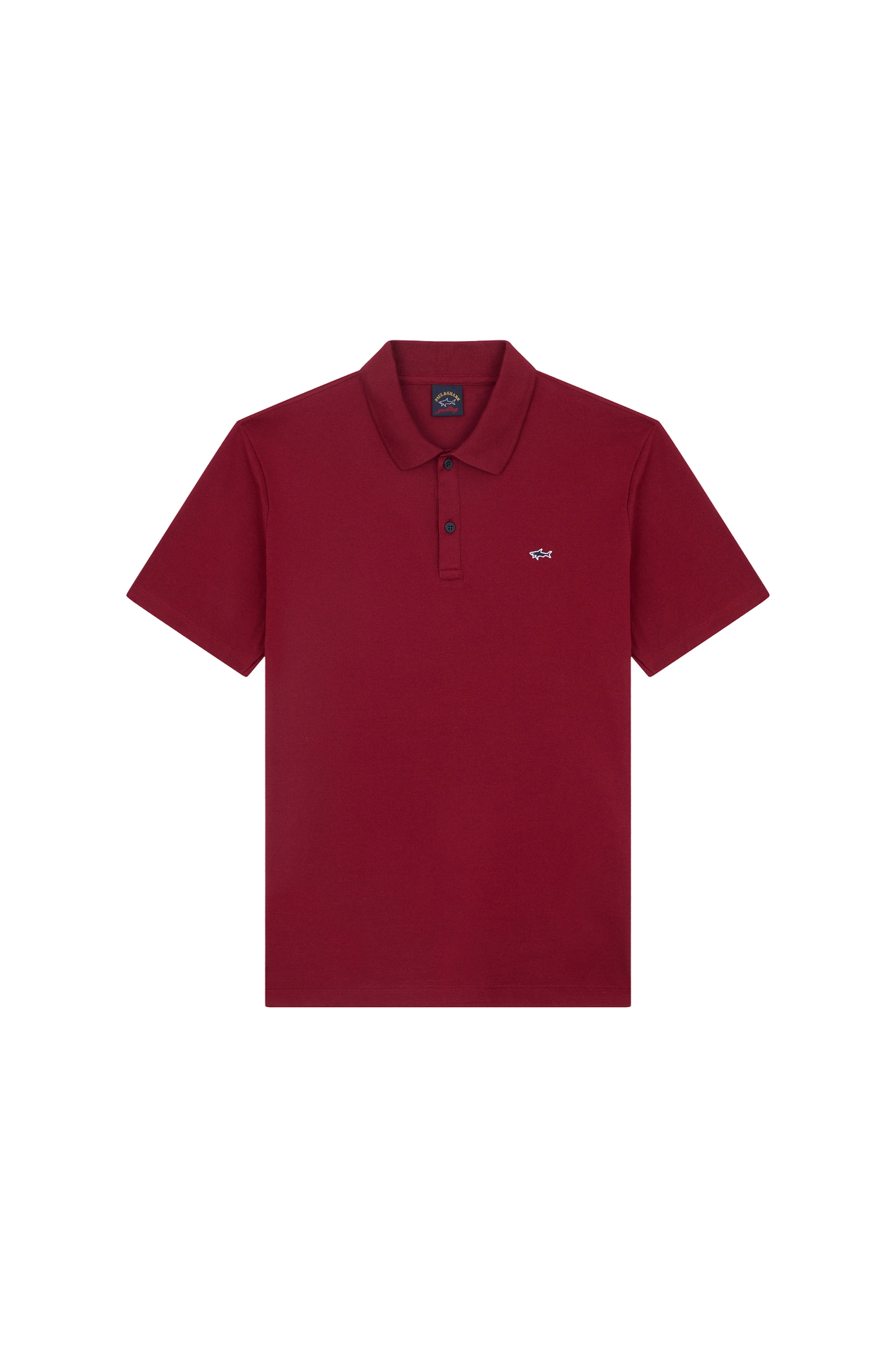 Paul & Shark COP1013-142 Polo Short Sleeve Piquet Cotton BORDEAUX