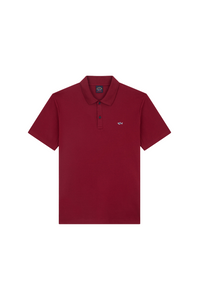 Paul & Shark COP1013-142 Polo Short Sleeve Piquet Cotton BORDEAUX