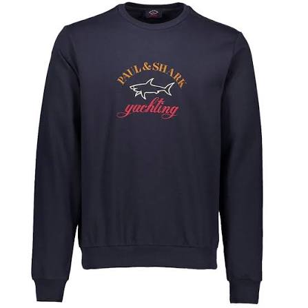 Paul & Shark COP1021-013 Felpa Classic Logo Ricamato Girocollo