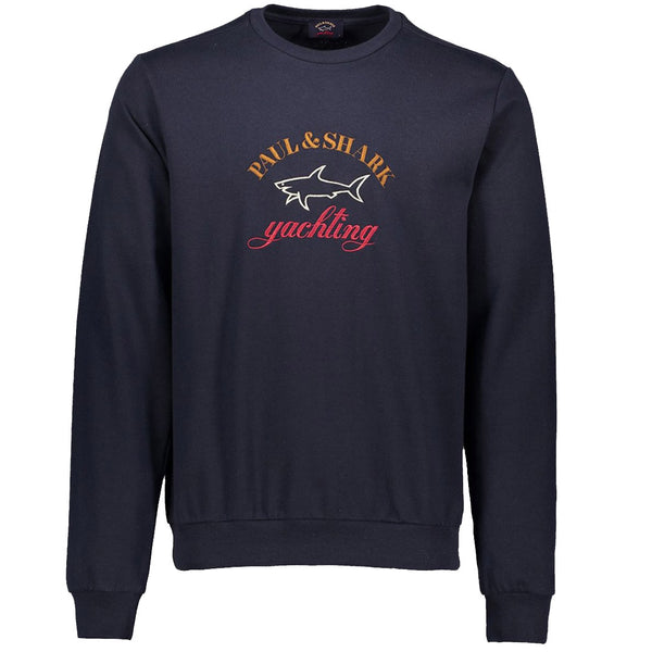 Paul & Shark COP1021-013 Felpa Classic Logo Ricamato Girocollo