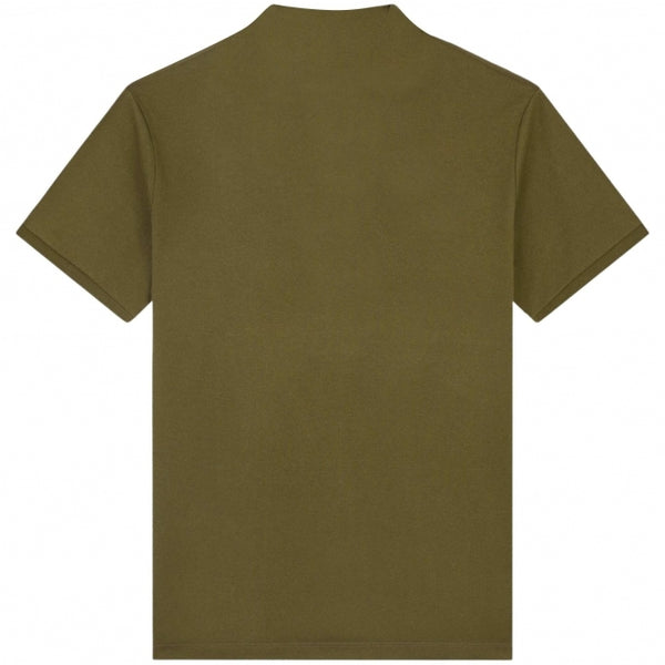 Paul &amp; Shark COP1070-132 Polo Short Sleeve Piquet Cotton MILITARY GREEN