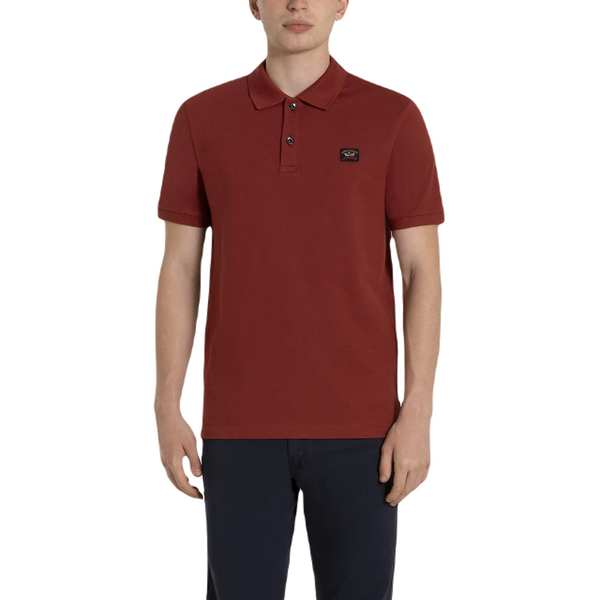 Paul & Shark COP1070-142 Polo Manica Corta Piquet Cotone BORDEAUX