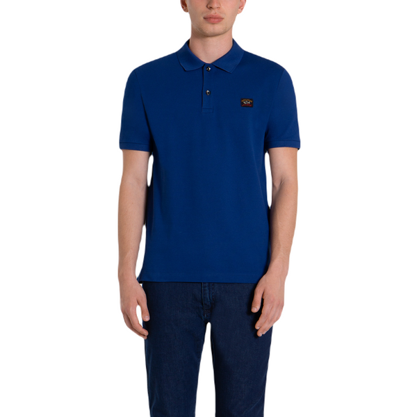 Paul & Shark COP1070-342 Polo Manica Corta Piquet Cotone OCEAN BLUE