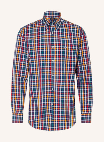 Paul & Shark COP3009-146 Camicia Quadretto Multicolor Button Down