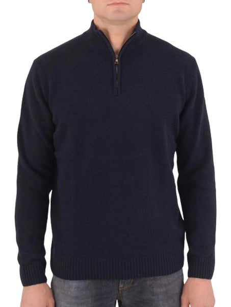 Paul &amp; Shark 11311137-752 Shetland Half Zip Pullover NAVY BLUE