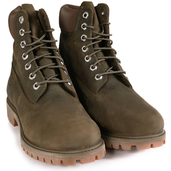 Timberland TB0A2AXH-901 Anniversary Heritage Premium Boot 6in Waterproof Leather OLIVE Brown