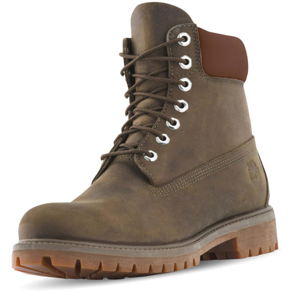 Timberland TB0A2AXH-901 Anniversary Heritage Premium Boot 6in Waterproof Leather OLIVE Brown