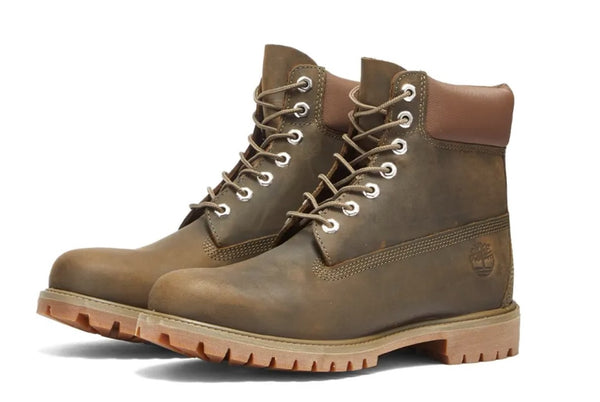 Timberland TB0A2AXH-901 Anniversary Heritage Premium Boot 6in Waterproof Leather OLIVE Brown