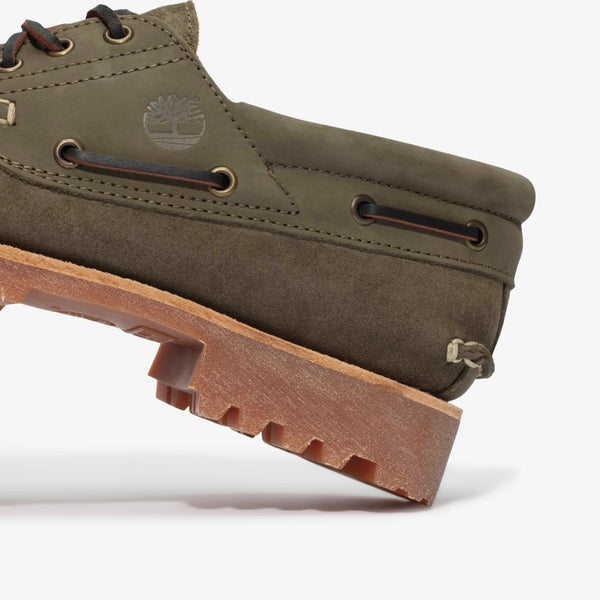 Timberland TBA2AA3A58 Authentic 3eye Handsewn Boat Shoe DARK GREEN Suede